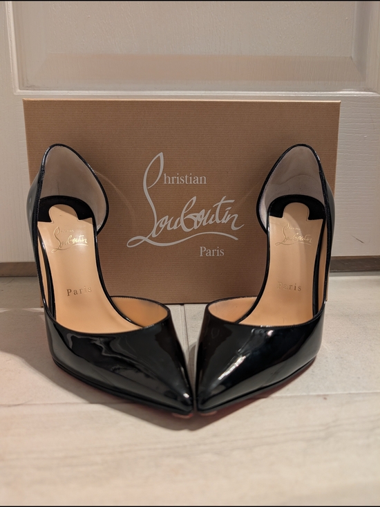 Christian Louboutin Shoes - Christian Louboutin Iriza 100 Black Patent